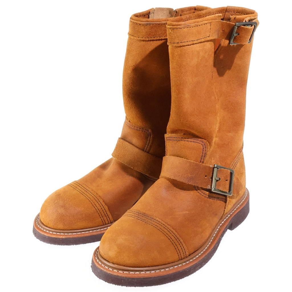 RED WING(レッド ウイング) IRONSMITH アイアンスミス スエード レザー エンジニア ワーク ブーツ ブラウン レディース US7/25cm 8123