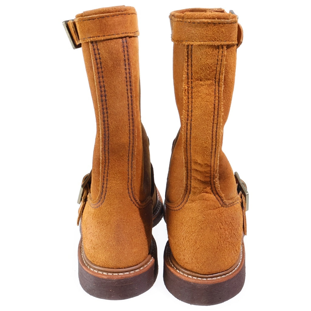 RED WING(レッド ウイング) IRONSMITH アイアンスミス スエード レザー エンジニア ワーク ブーツ ブラウン レディース US7/25cm 8123
