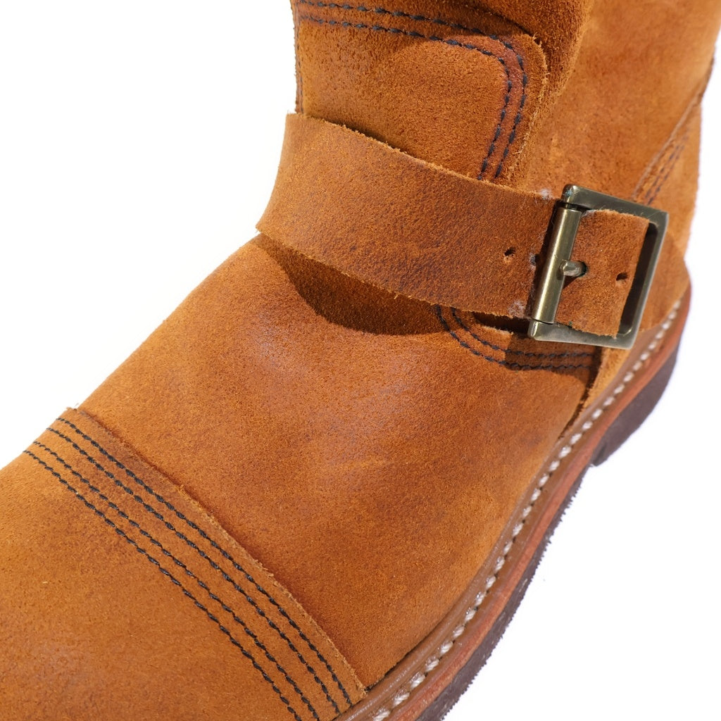 RED WING(レッド ウイング) IRONSMITH アイアンスミス スエード レザー エンジニア ワーク ブーツ ブラウン レディース US7/25cm 8123