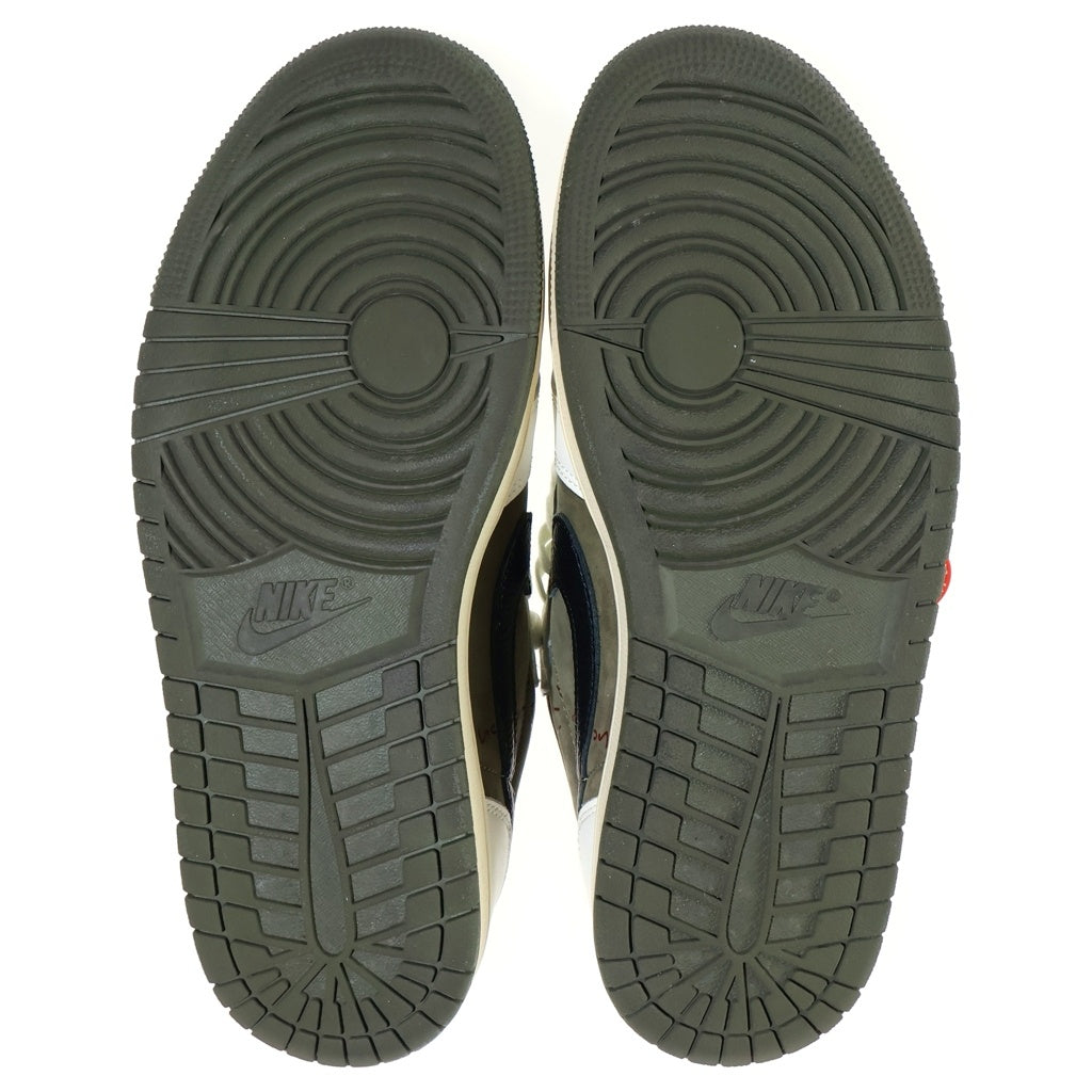 NIKE(ナイキ) ×TAVIS SCOTT AIR JORDAN1 LOW OG SP エアジョーダン1 ローカットスニーカー カーキ US8.5/26.5cm DM7866-200