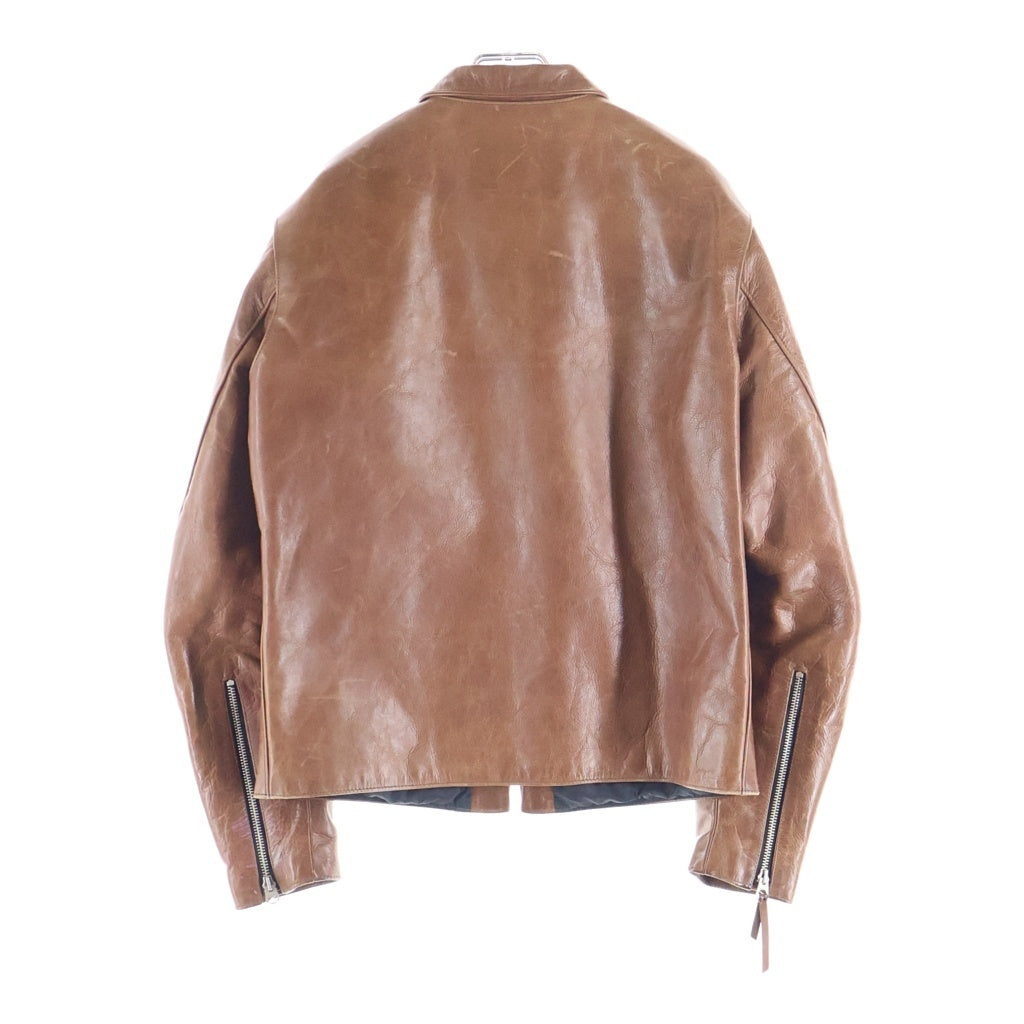 THE REAL McCOY'S(ザリアルマッコイ) × BUCO STYLE KING ブコ スタイル キング ホースハイド シングル レザー ジャケット ブラウン