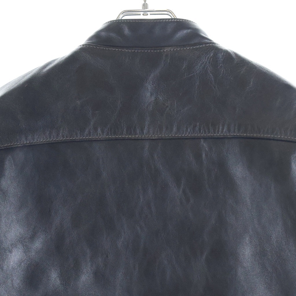 THE REAL McCOY'S(ザリアルマッコイ) × BUCO J-100 SINGLE RIDER'S JACKET ブコ シングルライダース レザージャケット ブラック
