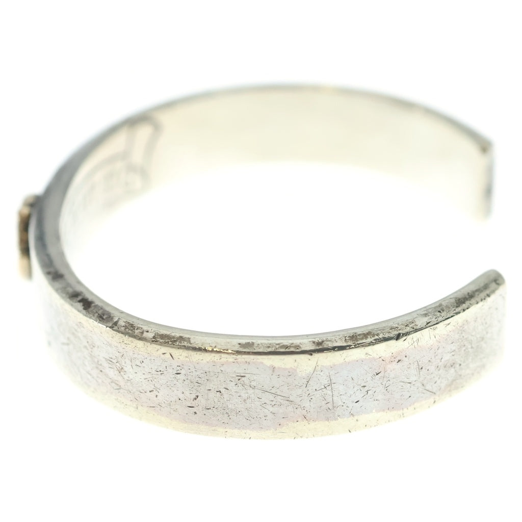 NO BRAND(ノーブランド) mollive HeavyOZ モリーヴヘヴィーオンス RAT BRACELET K10ラットメタル 平打ちバングル シルバー/ゴールド OZ-B-2020RT-K10