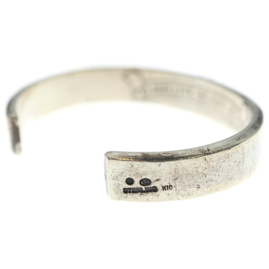 NO BRAND(ノーブランド) mollive HeavyOZ モリーヴヘヴィーオンス RAT BRACELET K10ラットメタル 平打ちバングル シルバー/ゴールド OZ-B-2020RT-K10
