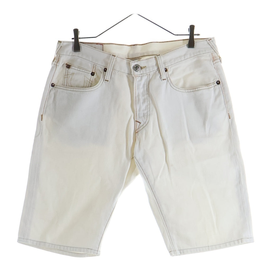 TRUE RELIGION(トゥルーレリジョン) Bobby XXX ボビー デニムショートパンツ ショーツ ホワイト 28-H77
