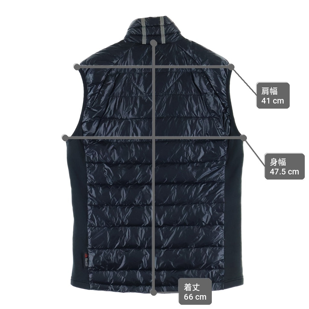 CANADA GOOSE(カナダグース) HYBRIDGE LITE VEST ワッペンロゴ ハイブリッジ ライト ベスト ブラック 5090JM