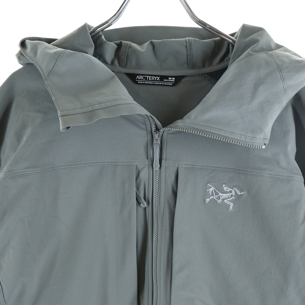 ARC'TERYX(アークテリクス) GAMMMA HOODY ガンマ フーディー ジップアップ ナイロン ジャケット グレー X000009905