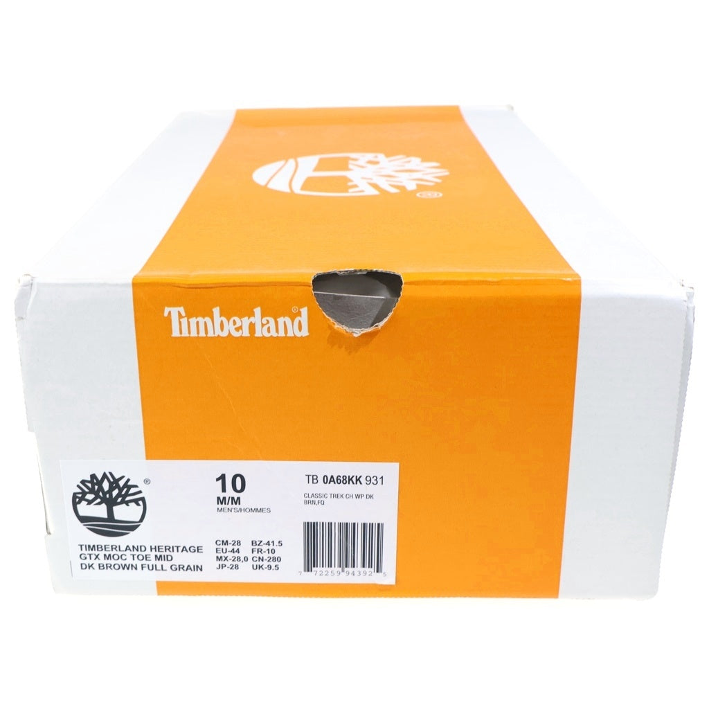 Timberland(ティンバーランド) ×the Apartment HERITAGE GTX MOC TOE MID ジ アパートメント ヘリテージ モックトゥー ゴアテックス ミッドカットブーツ ブラウン US10W/28cm 0A68KK