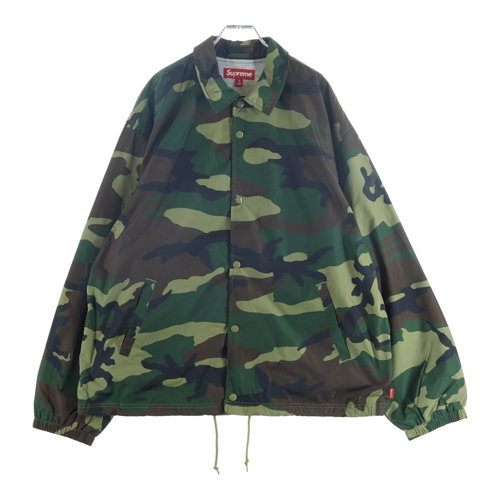 SUPREME(シュプリーム) 26AW Coaches Jacket Woodland Camo コーチジャケット ウッドランドカモ カーキ