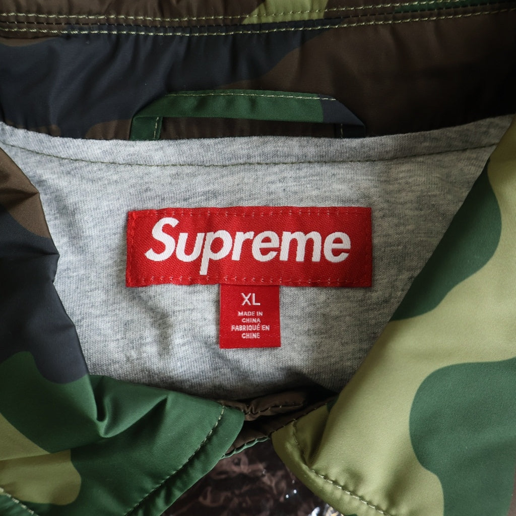 SUPREME(シュプリーム) 26AW Coaches Jacket Woodland Camo コーチジャケット ウッドランドカモ カーキ