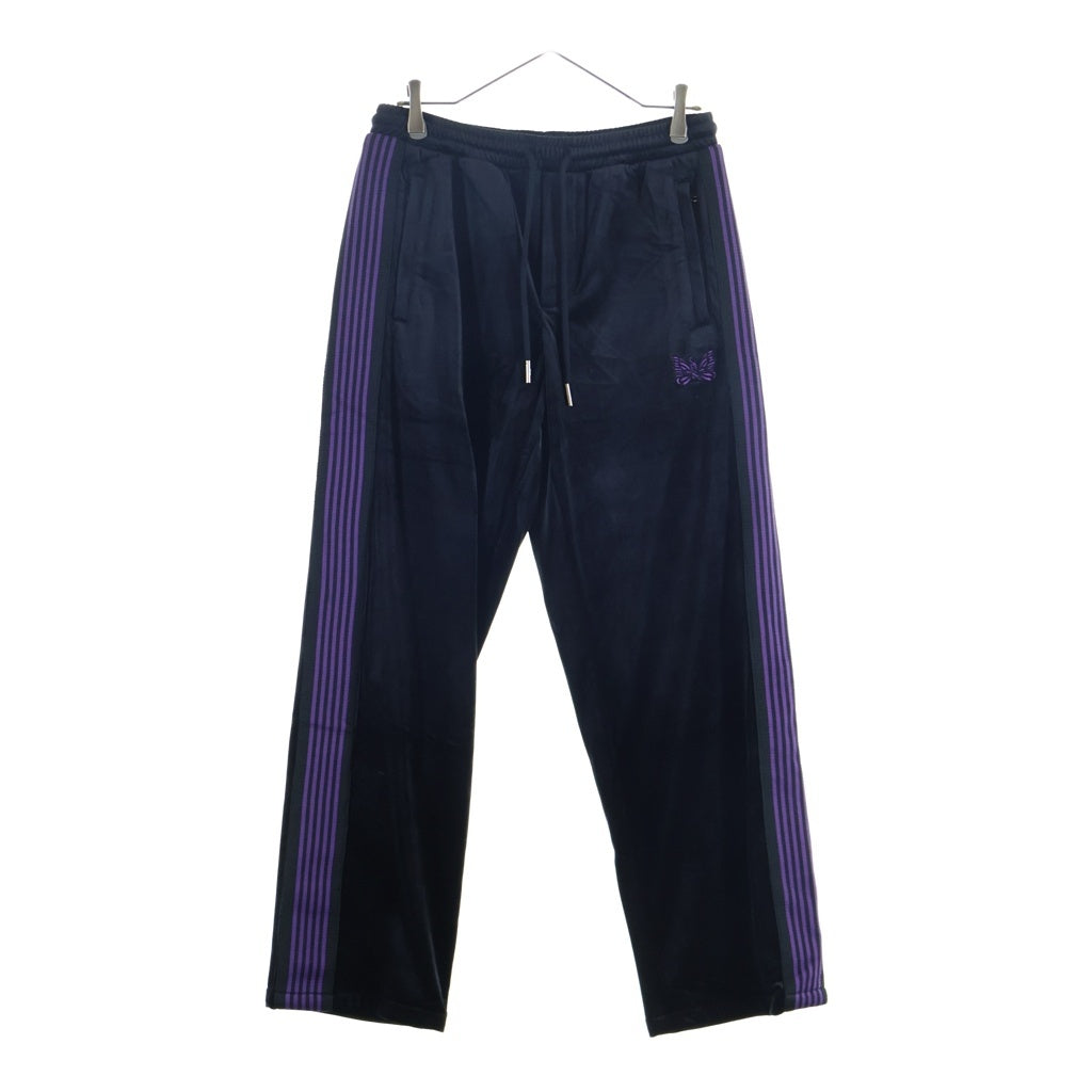 Needles(ニードルス) ×KITH キス ベロア サイドライントラックパンツ ブラック 26-030-060-0044-3-0