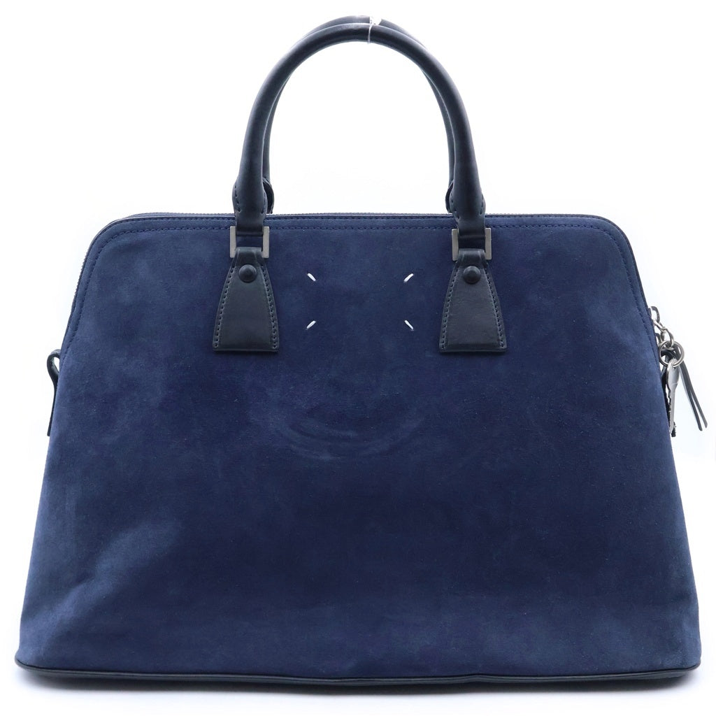 Maison Margiela(メゾンマルジェラ) 5AC ソフト XL スエードレザー2wayショルダーバッグ ネイビー S35WD0027 レディース