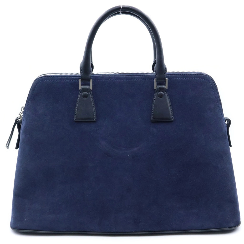 Maison Margiela(メゾンマルジェラ) 5AC ソフト XL スエードレザー2wayショルダーバッグ ネイビー S35WD0027 レディース