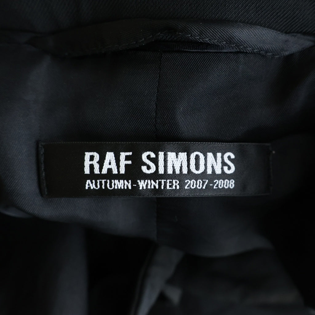 RAF SIMONS(ラフシモンズ) 07AW 1B テーラードジャケット ブラック
