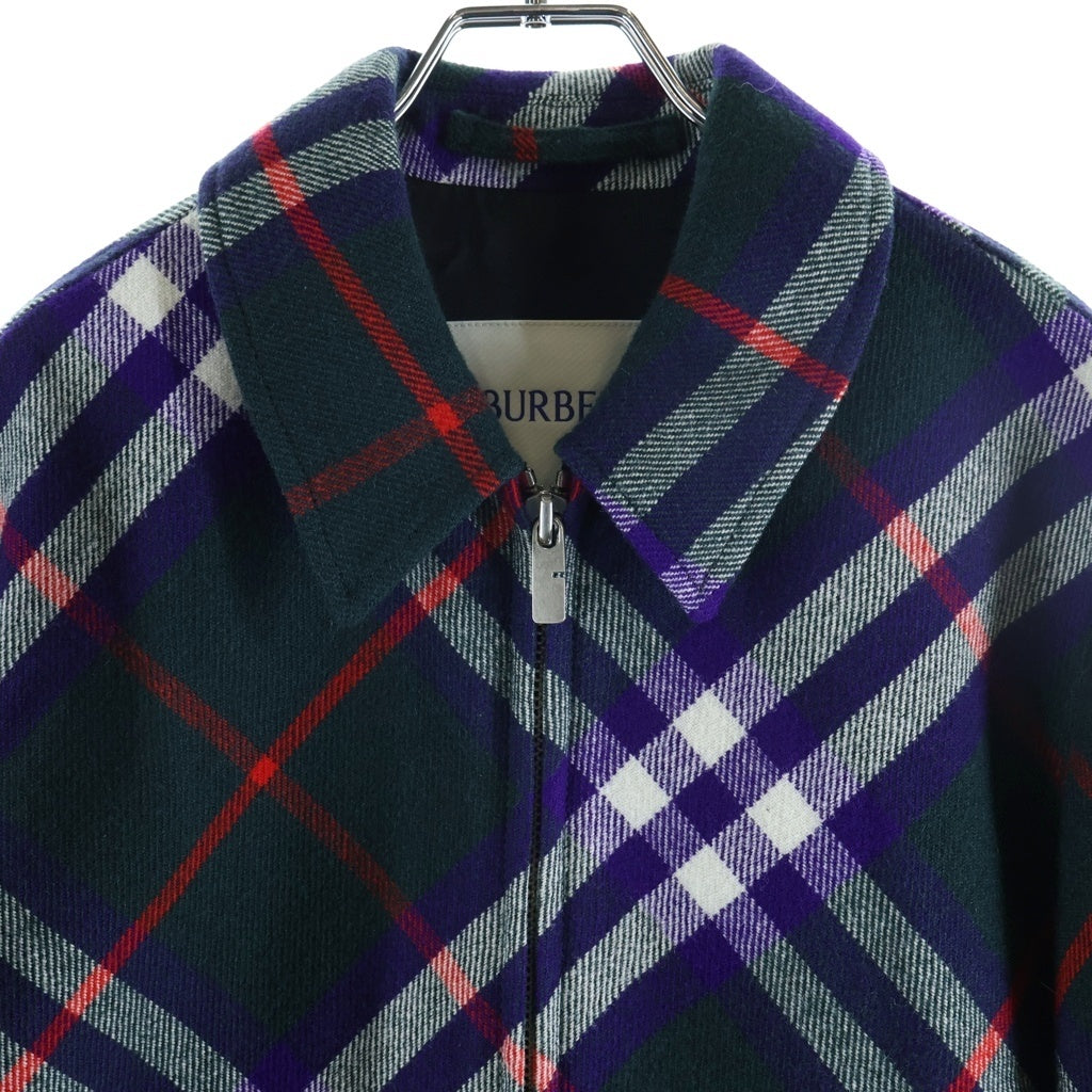 BURBERRY(バーバリー) Claydon Vine Royal Check Wool Jacket クレイドン ヴァイン ロイヤル IP チェック ウール ジャケット グリーン 8104155