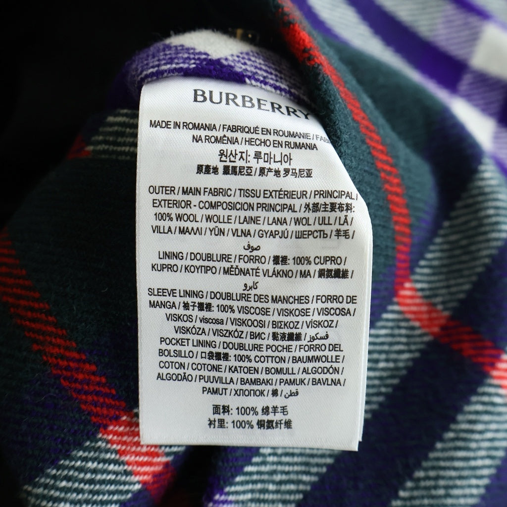 BURBERRY(バーバリー) Claydon Vine Royal Check Wool Jacket クレイドン ヴァイン ロイヤル IP チェック ウール ジャケット グリーン 8104155