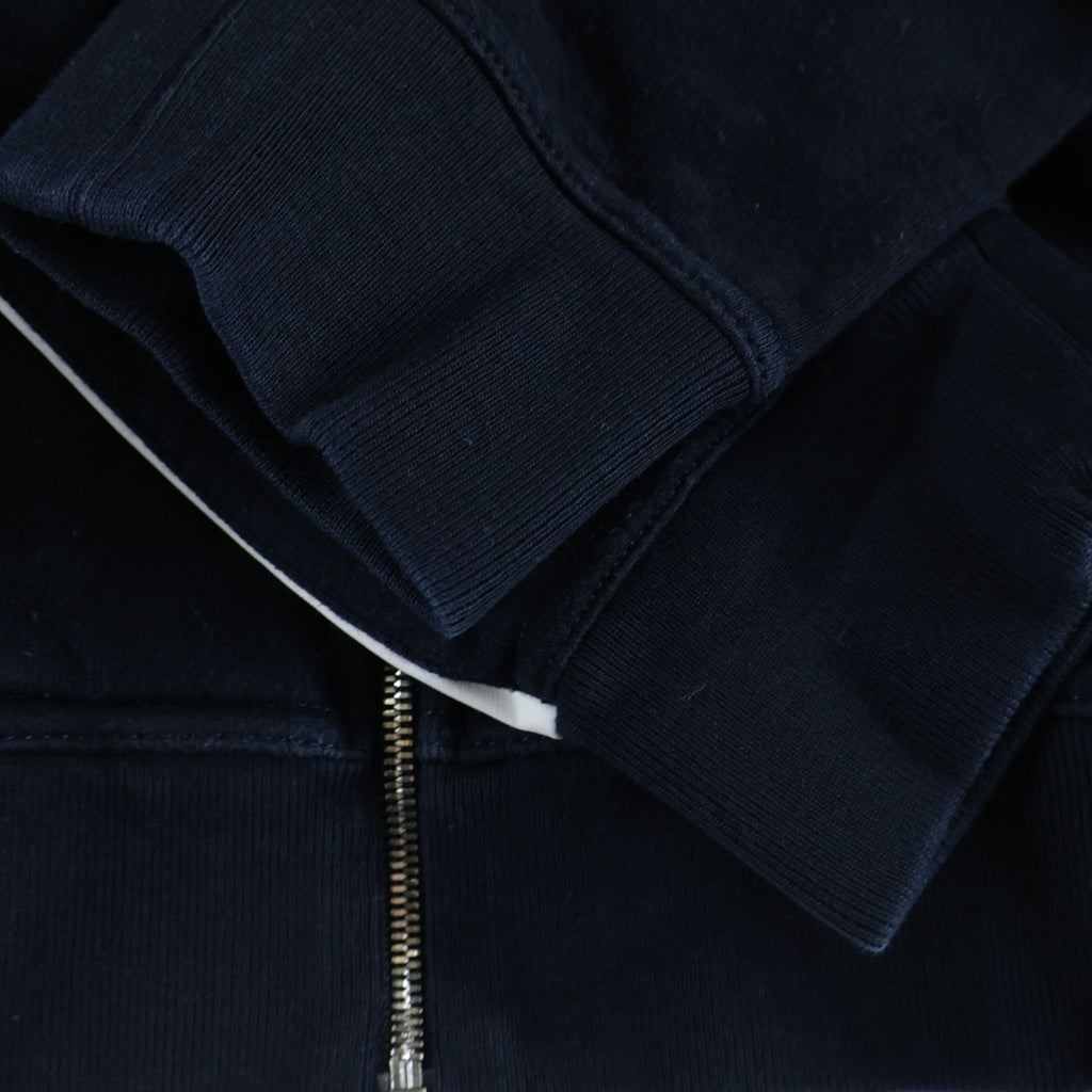 HERMES(エルメス) サイドライン ジップアップ スウェット パーカー ネイビー