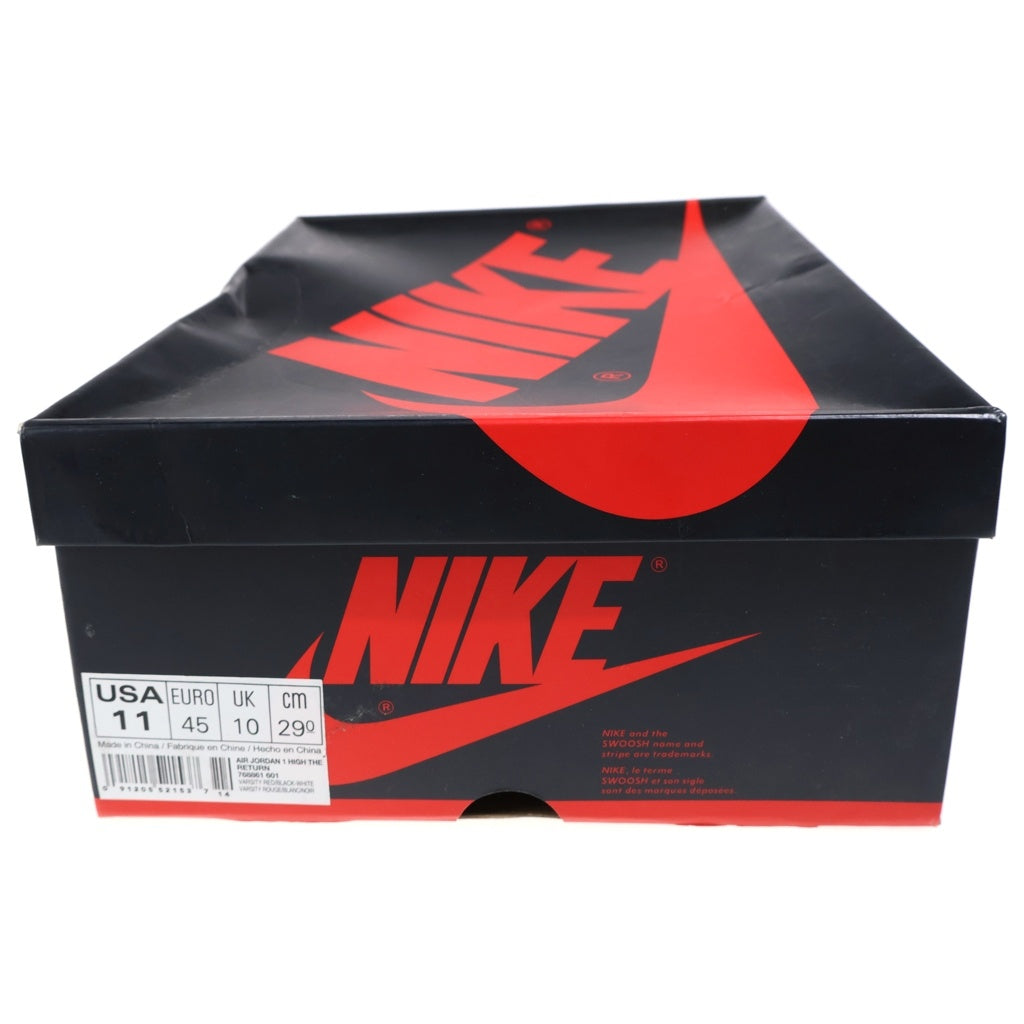 NIKE(ナイキ) 【観賞用2015年製】AIR JORDAN 1.5 HIGH THE RETURN エアジョーダン1.5 ハイザリターン シカゴ ハイカットスニーカー レッド/ホワイト US11/29cm 768861-601