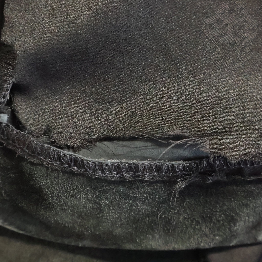 CHROME HEARTS(クロムハーツ) 8B L LNG BCK SUEDE 8 クロスボール ボタン スエードレザー ベスト ブラック