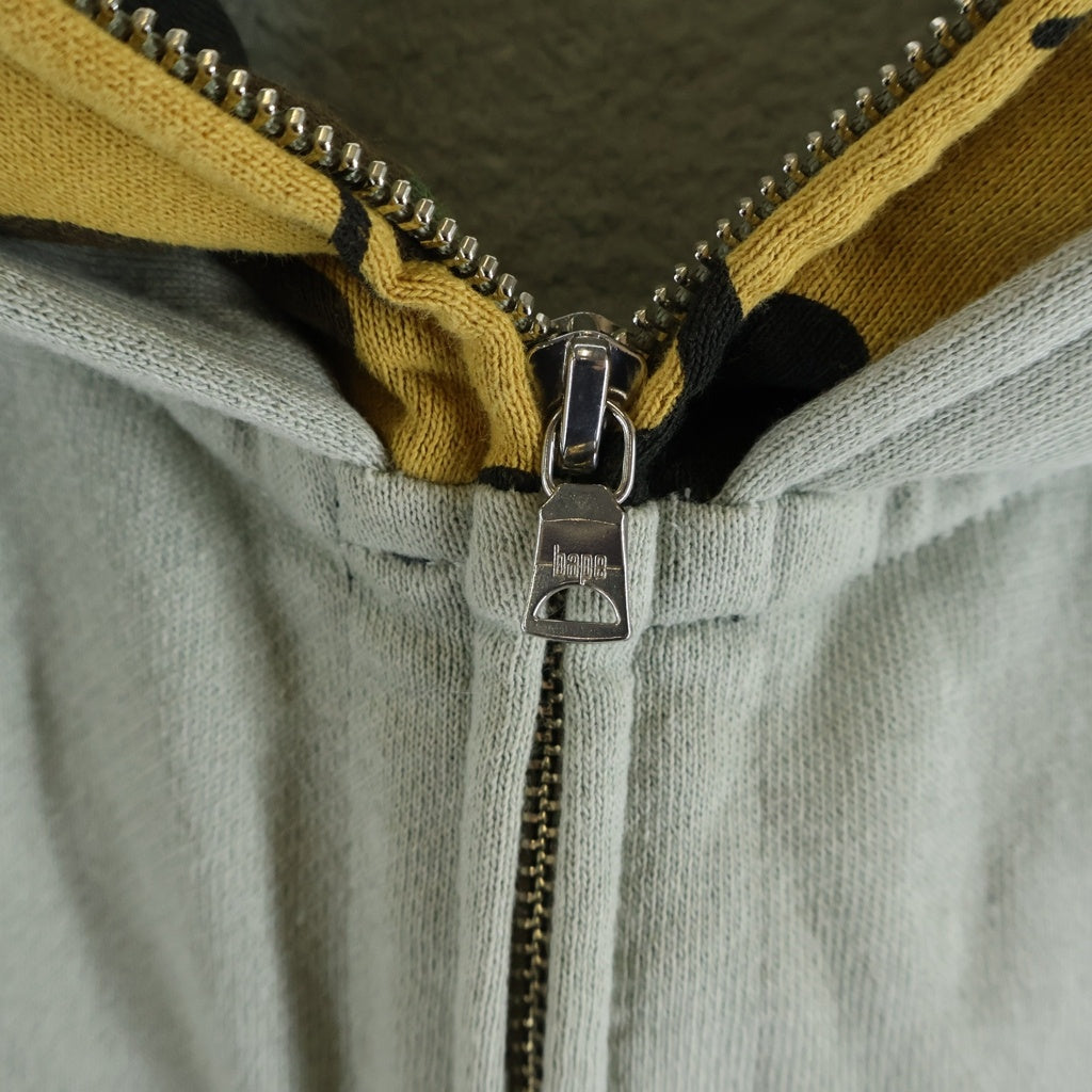 A BATHING APE(アベイシングエイプ) 1st Camo Shark Full Zip Double Hoodie ファースト カモ シャーク フル ジップ ダブル フーディ パーカー マルチ 001ZPL301007M
