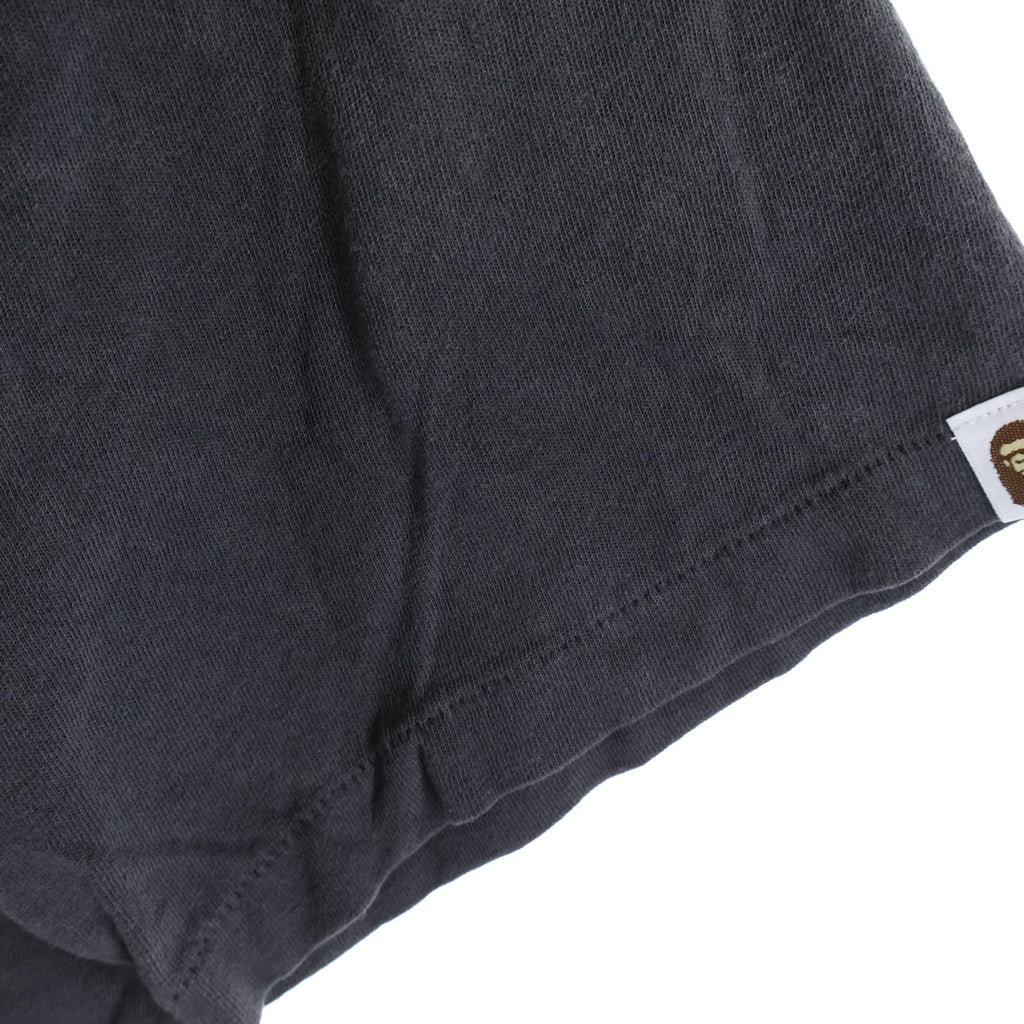 SAINT MICHAEL(セントマイケル) 26SS BAPE_SS T-SHIRT ベイプ Tシャツ 半袖カットソー グレー SM-MK8-0000-C49
