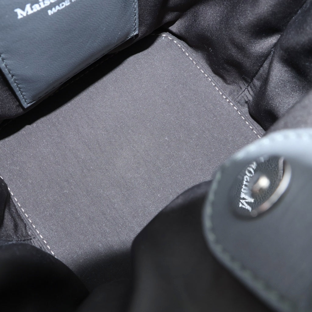 Maison Margiela(メゾンマルジェラ) エンブロイダリー トート ミニ グラムスラム 2WAYショルダーバッグ グレー SB1WD0050 レディース