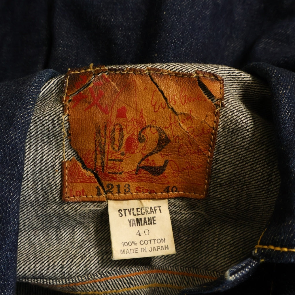 EVISU(エビス) LOT1213 1stタイプ デニム トラッカー ジャケット インディゴ