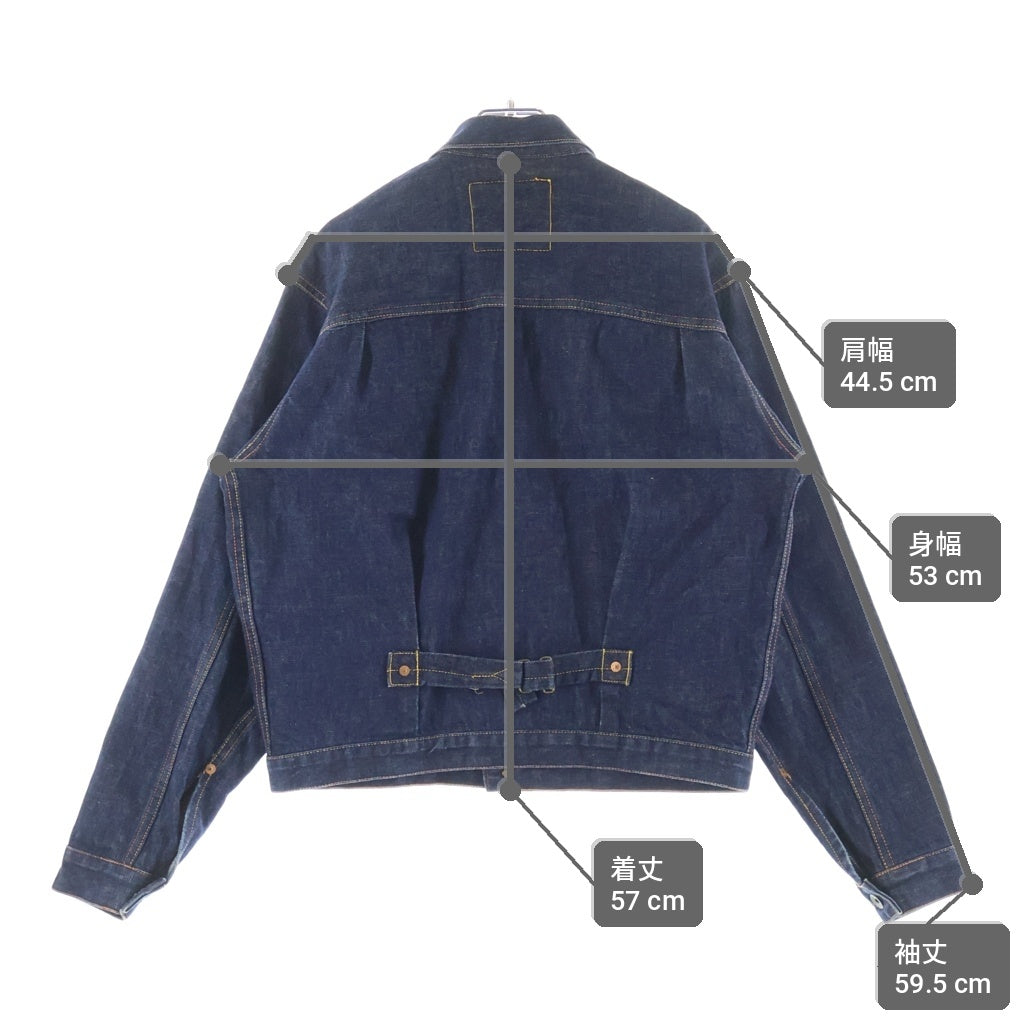 EVISU(エビス) LOT1213 1stタイプ デニム トラッカー ジャケット インディゴ