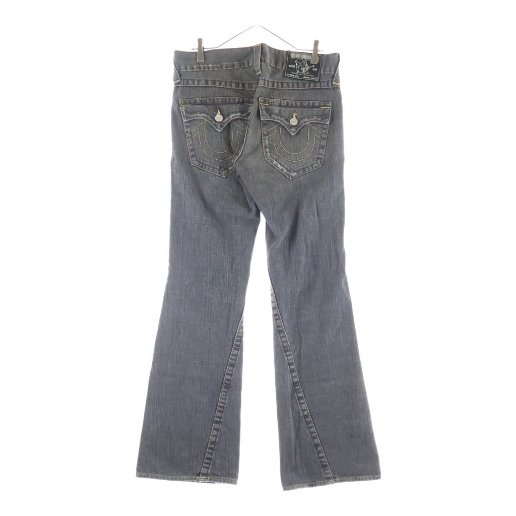 TRUE RELIGION(トゥルーレリジョン) JOEY ブーツカット デニムパンツ ブラック TRM635