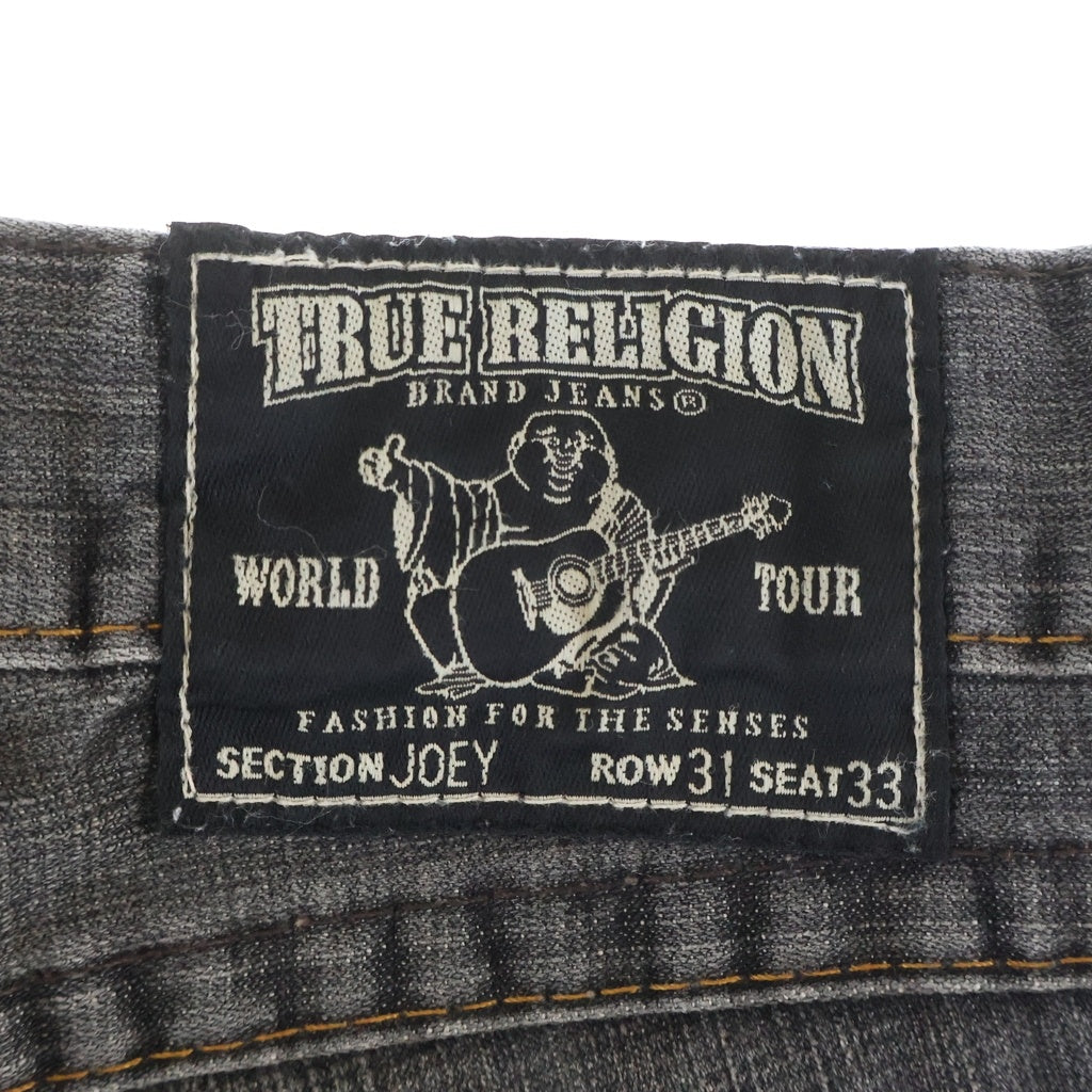 TRUE RELIGION(トゥルーレリジョン) JOEY ブーツカット デニムパンツ ブラック TRM635