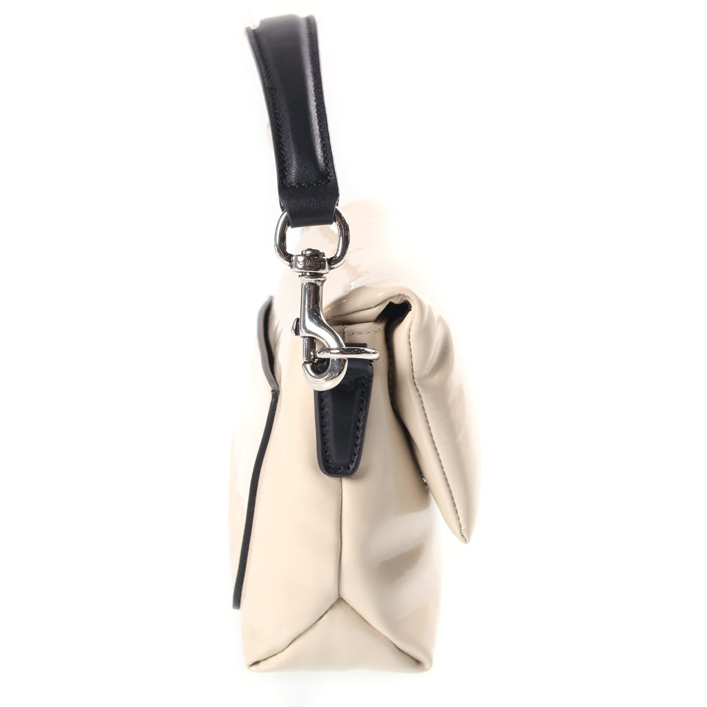 GUCCI(グッチ) パテントレザー 2way ハンド ショルダー バッグ ベージュ821617 821617 レディース
