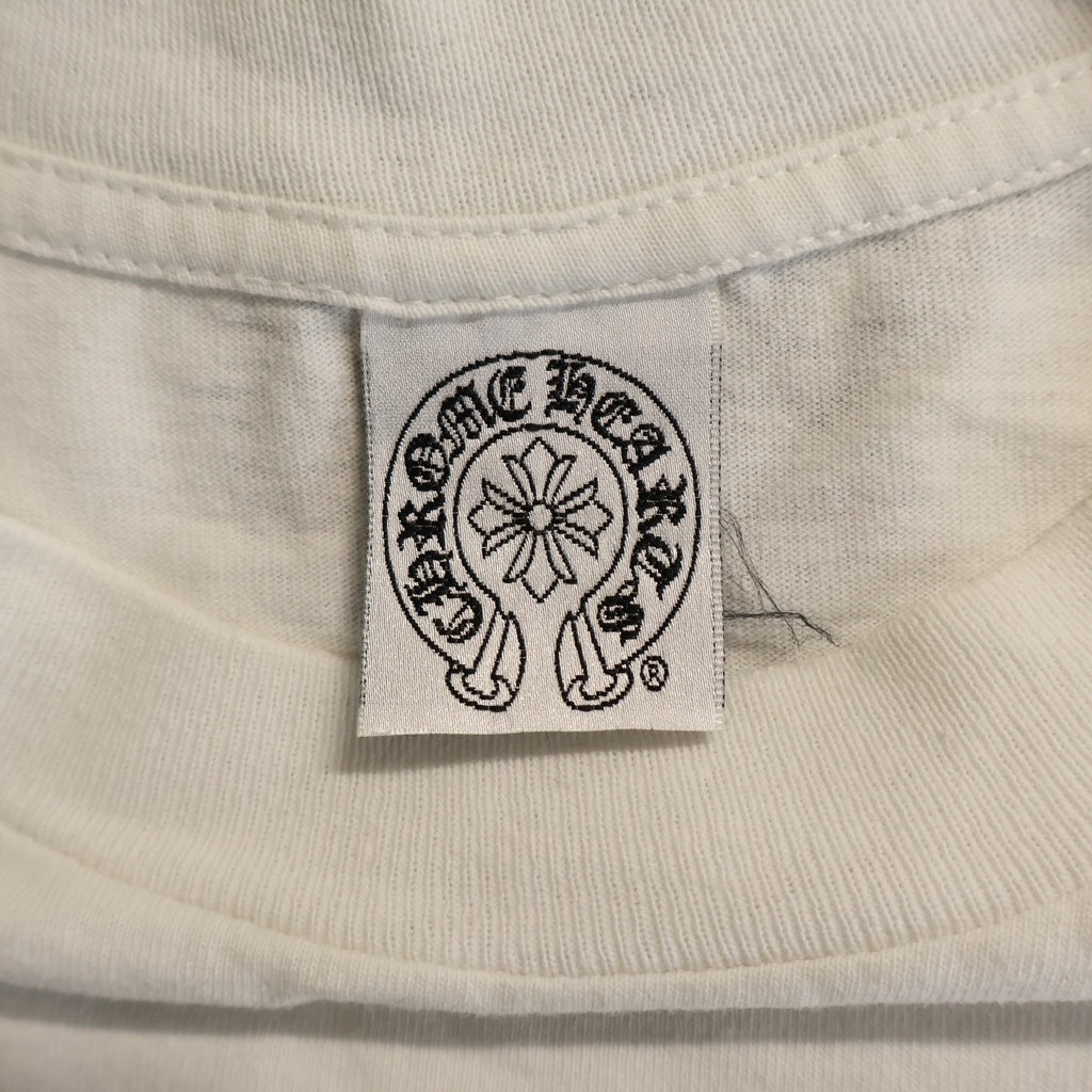 CHROME HEARTS(クロムハーツ) OLD CELTIC CROSS S/S Tee ケルティッククロス プリント半袖Tシャツ カットソー ホワイト レディース