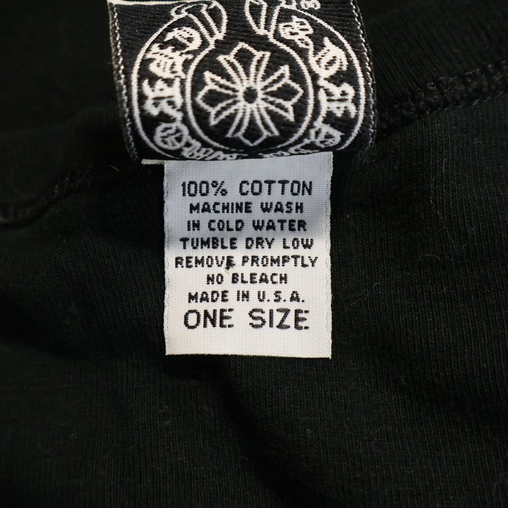 CHROME HEARTS(クロムハーツ) OLD フローラルクロスフロントプリント タンクトップ ブラック レディース