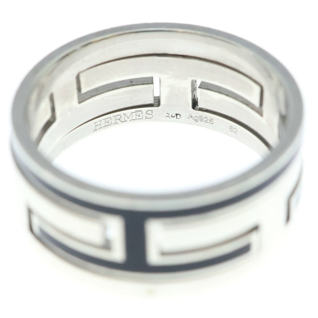 HERMES(エルメス) ムーブ アッシュ リング 指輪 シルバー/ブラック
