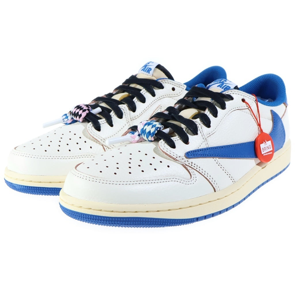 NIKE(ナイキ) ×TRAVIS SCOTT FRAGMENT DESIGN AIR JORDAN LOW エアジョーダン 1 ローカットスニーカー US9.5/27.5cm DM7866-104