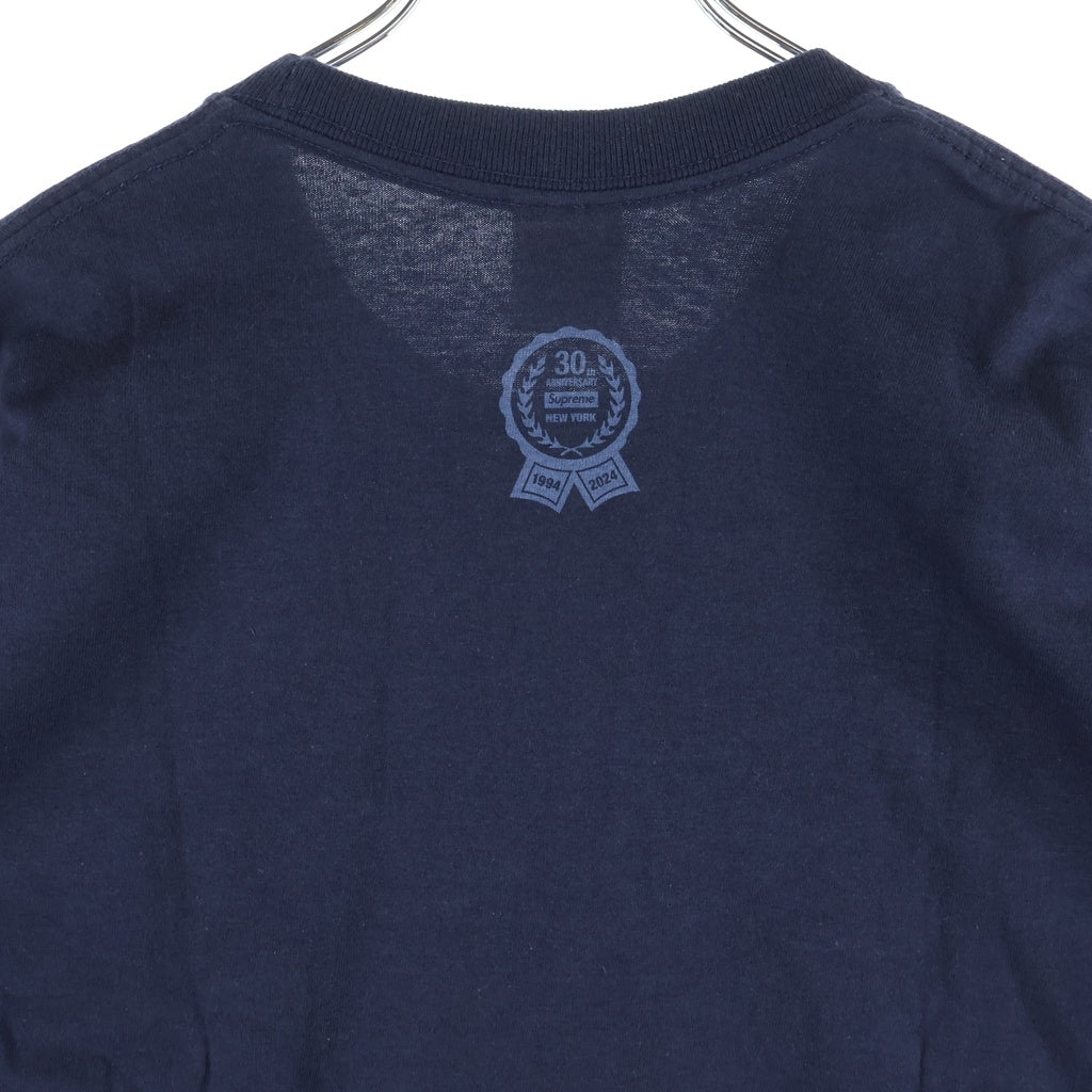 SUPREME(シュプリーム) 30th Anniversary First Tee 30周年 ファースト 半袖Tシャツ カットソー ネイビー