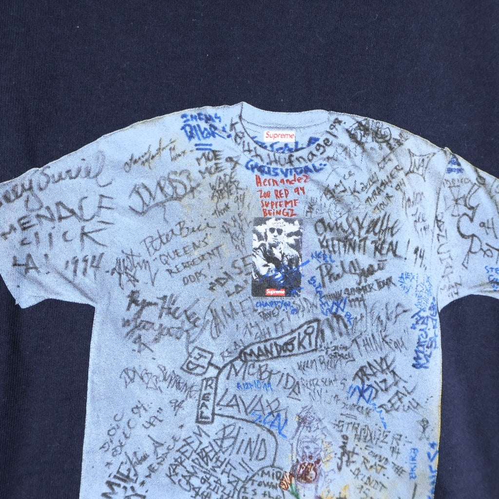 SUPREME(シュプリーム) 30th Anniversary First Tee 30周年 ファースト 半袖Tシャツ カットソー ネイビー