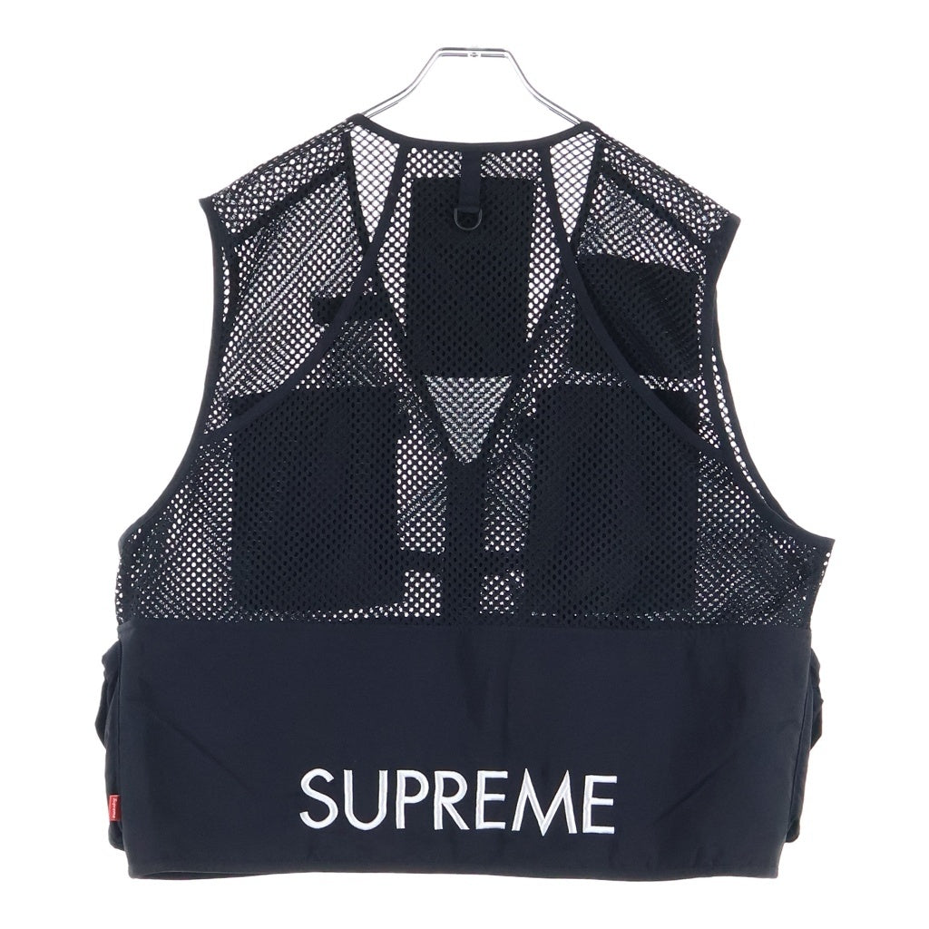 SUPREME(シュプリーム) 20SS ×THE NORTH FACE Cargo Vest ×ザノース・フェイス ジップアップメッシュカーゴベスト ブラック NF0A4QSZ