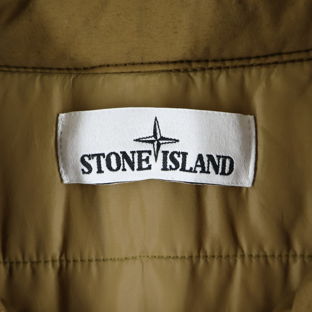 STONE ISLAND(ストーンアイランド) Naslan Light Watro Jacket ジップアップナイロンブルゾンジャケット ブラウン 731542832