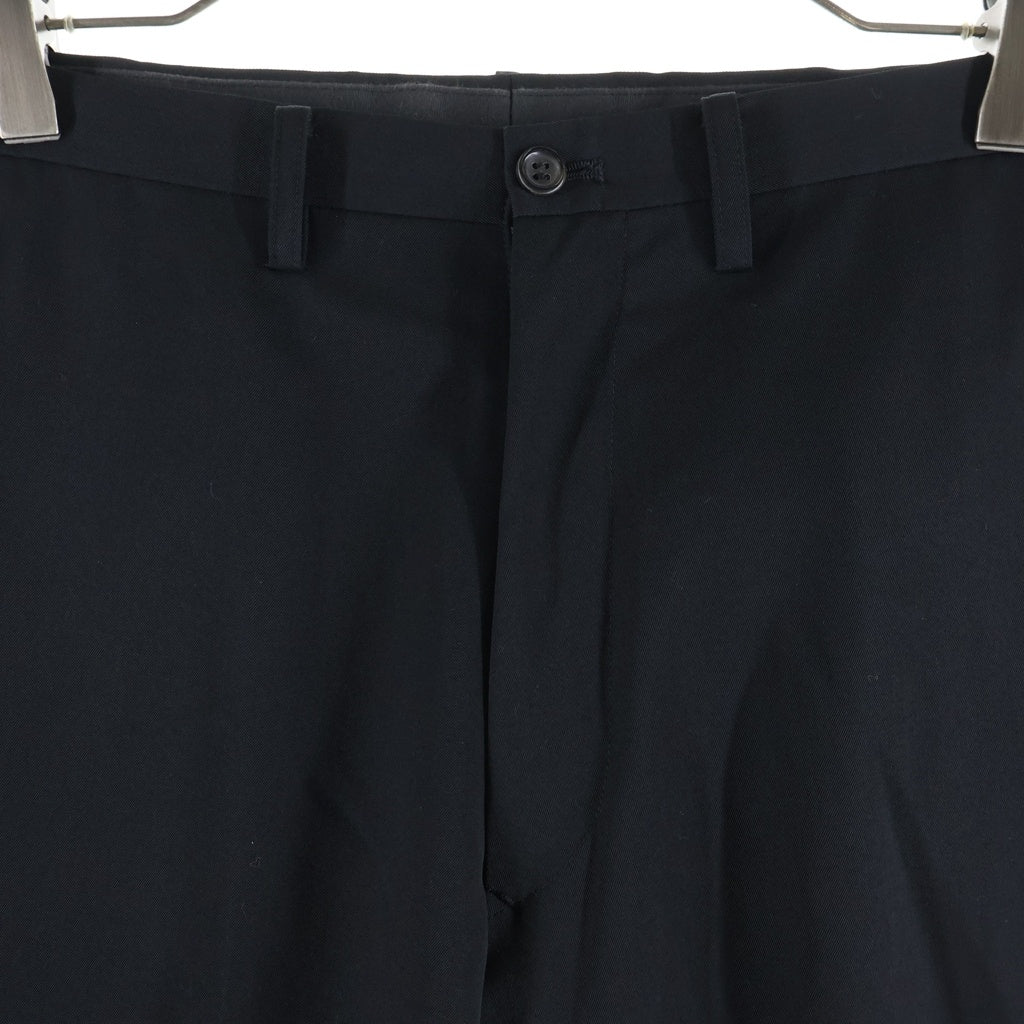 L.Q. Y's for men(エルキューワイズフォーメン) 80S～90S ウール ワイド ツータック パンツ ブラック 0384-08-100-85