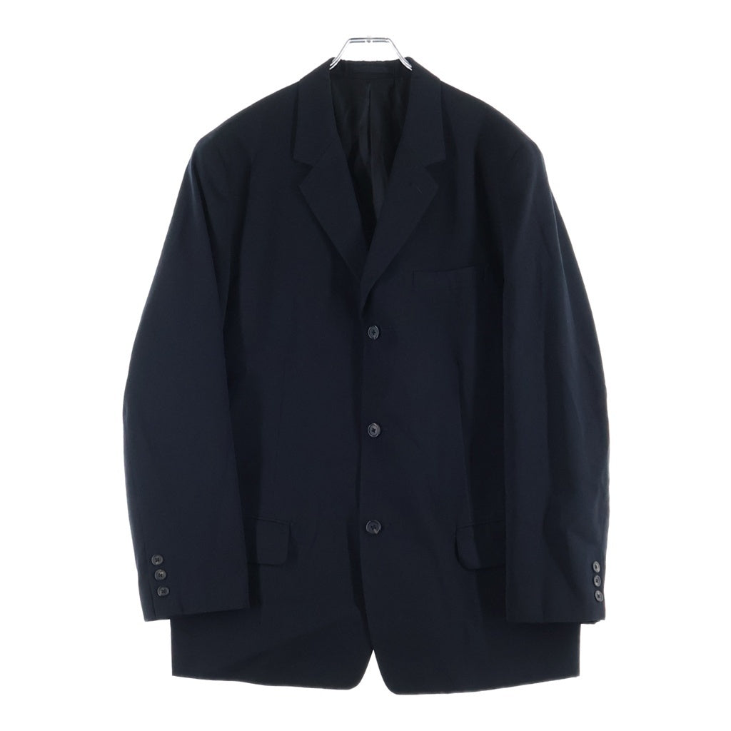 Y's for men(ワイズフォーメン) 06SS ウール ギャバジン 3B テーラード ジャケット ブラック MR-J03-100