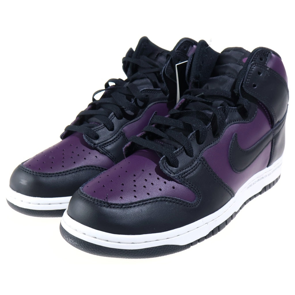 NIKE(ナイキ) ×FRAGMENT DUNK HIGH CITY PACK BEIJING フラグメント ダンクハイ シティパック 北京 ハイカットスニーカー ブラック/パープル US12/30cm DJ0382-600