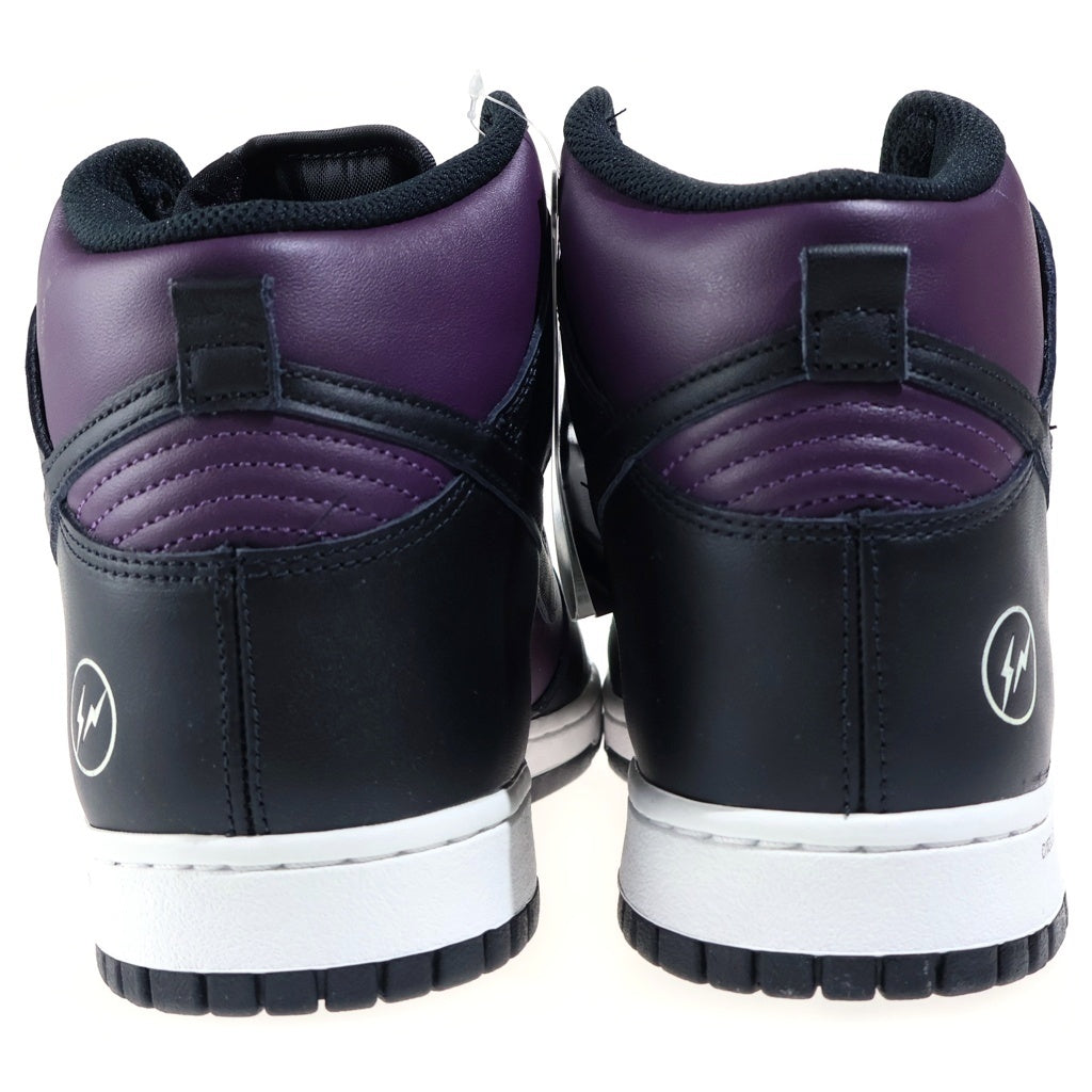 NIKE(ナイキ) ×FRAGMENT DUNK HIGH CITY PACK BEIJING フラグメント ダンクハイ シティパック 北京 ハイカットスニーカー ブラック/パープル US12/30cm DJ0382-600