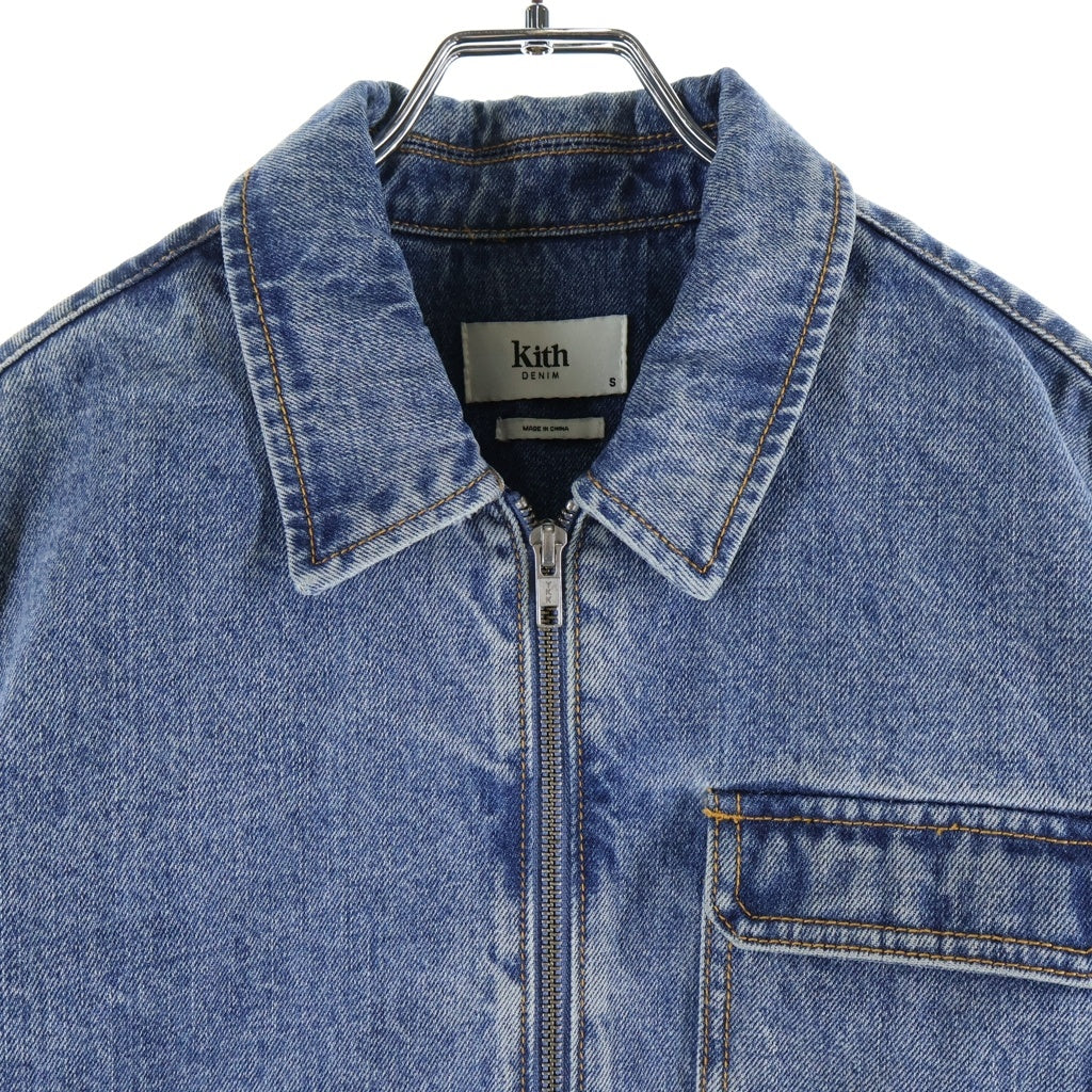 KITH(キス) コールドウェルデニムシャツ ジャケット ジップアップ インディゴ 22-050-060-0000-1-0