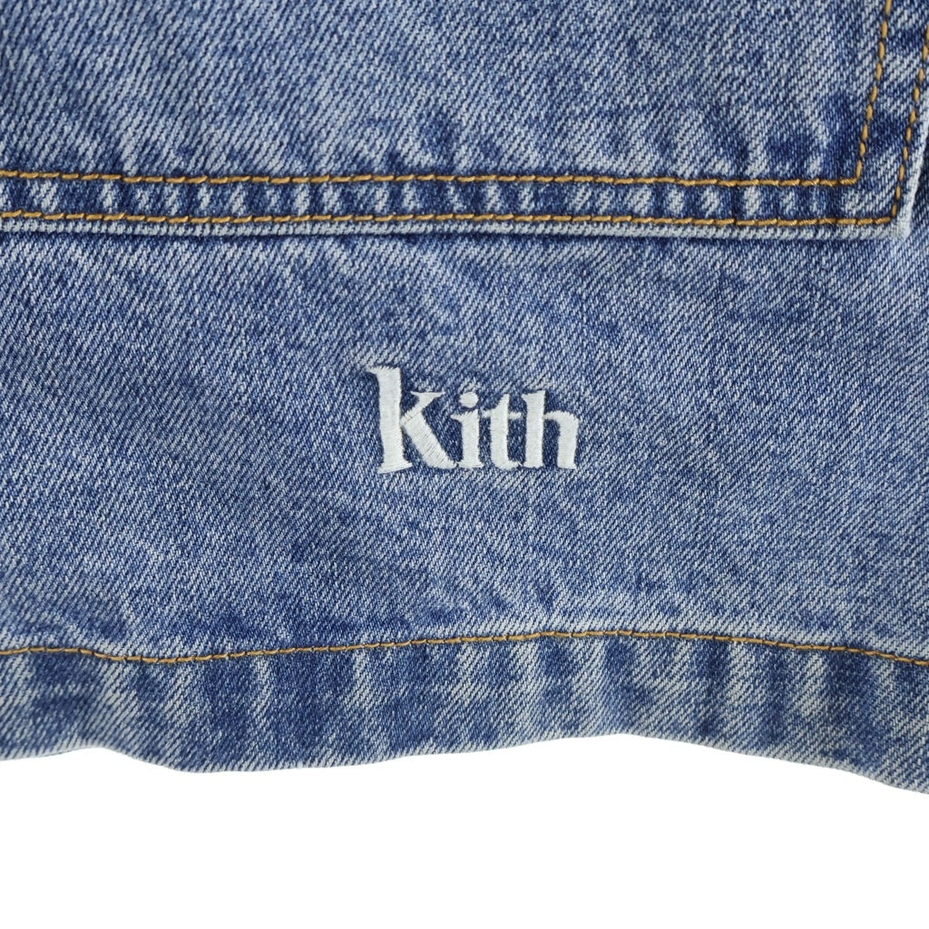 KITH(キス) コールドウェルデニムシャツ ジャケット ジップアップ インディゴ 22-050-060-0000-1-0