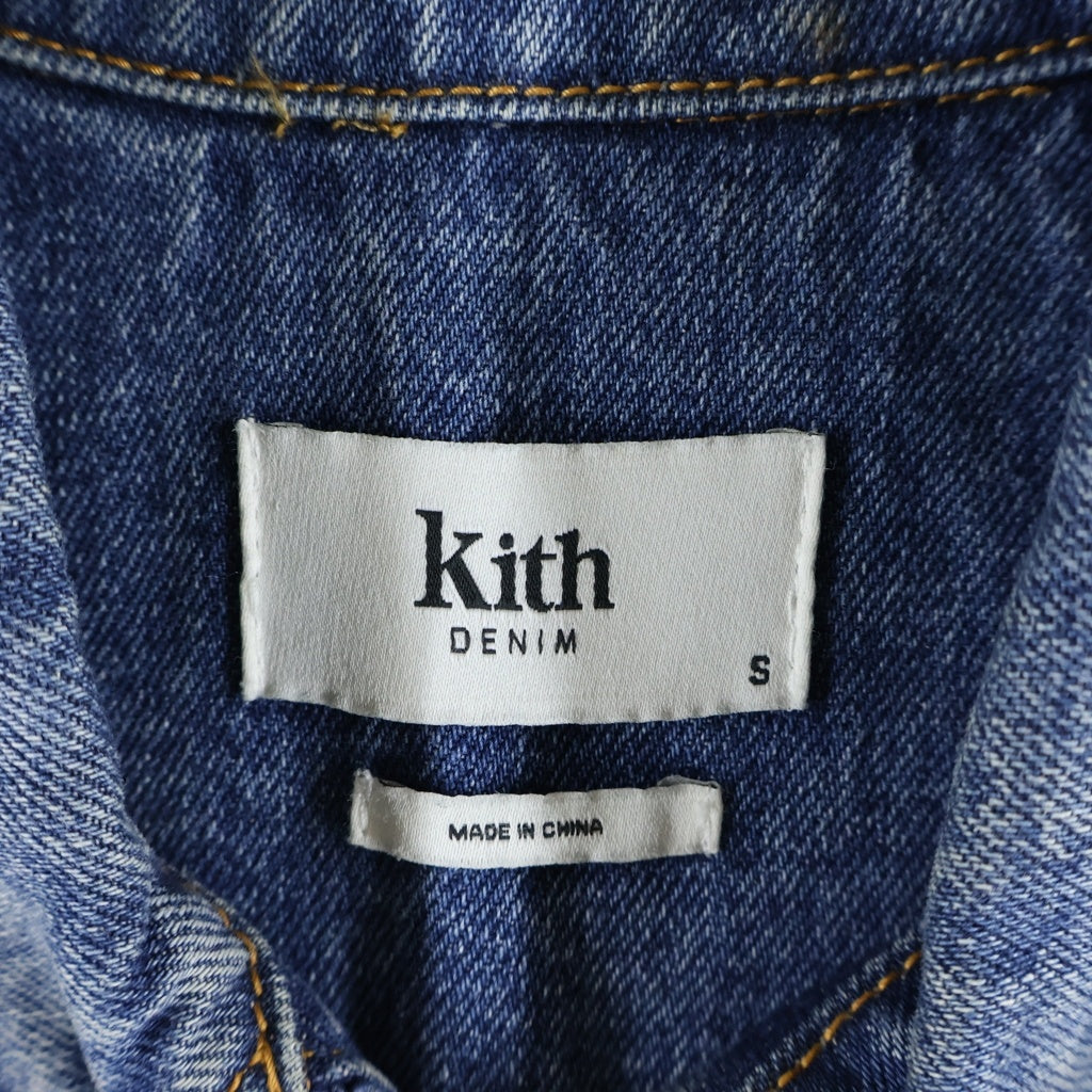 KITH(キス) コールドウェルデニムシャツ ジャケット ジップアップ インディゴ 22-050-060-0000-1-0