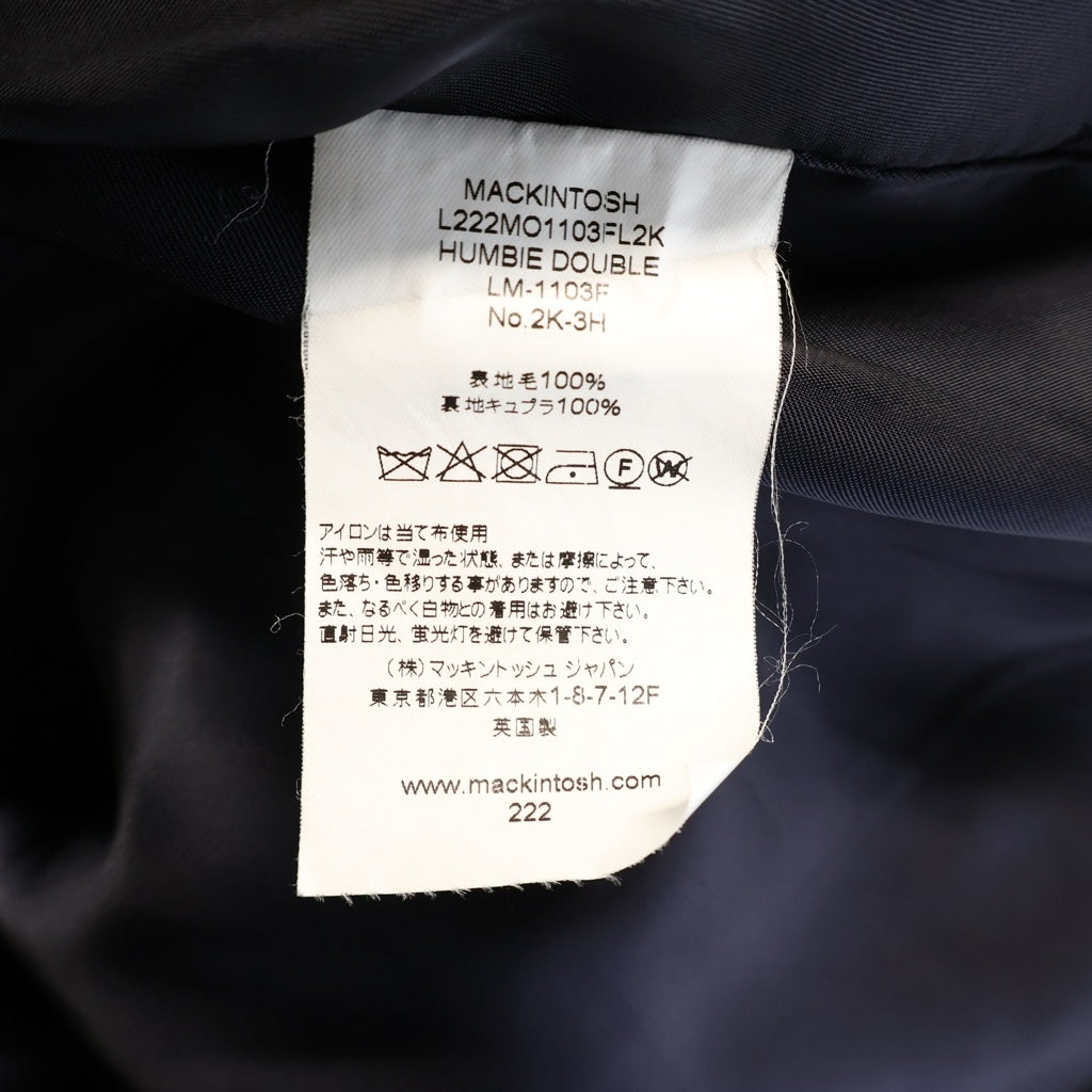 MACKINTOSH(マッキントッシュ) 22AW HUMBIE DOUBLE COAT マッキントッシュ ハンビー ダブル コート ブラック L222MO1103FL2K レディース