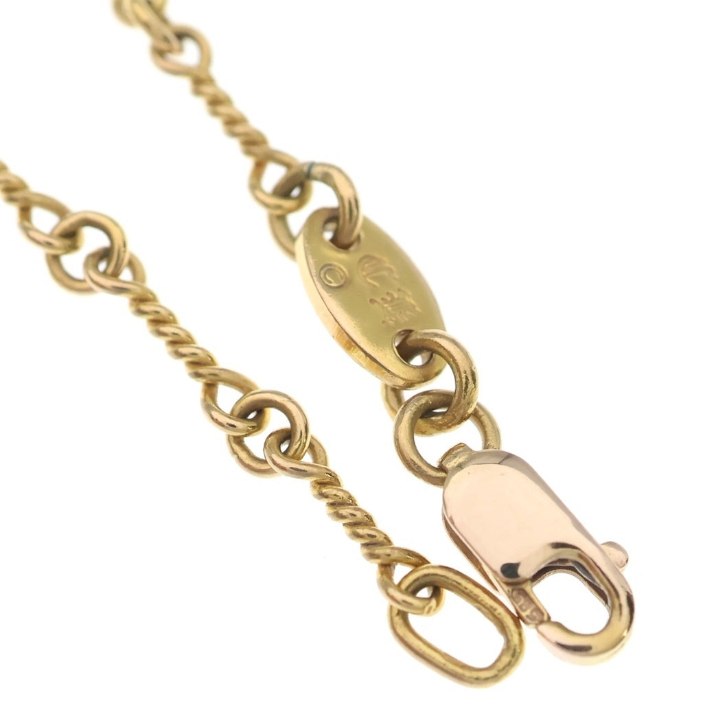 CHROME HEARTS(クロムハーツ) 22K NECKCHAIN T16 ツイストチェーンネックレス 16inch ゴールド BCA013