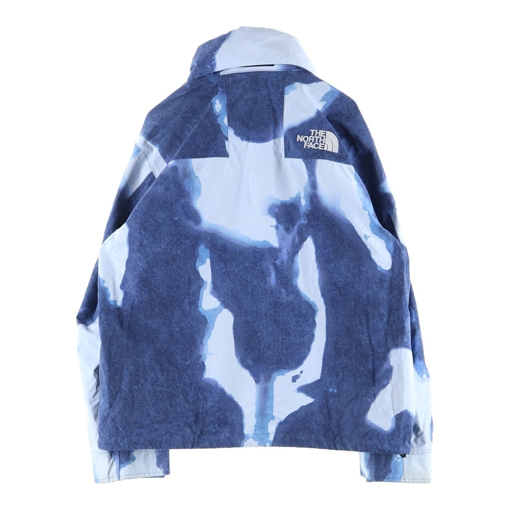 SUPREME(シュプリーム) 21AW×THE NORTH FACE Bleached Denim Print Mountain Jacket ノースフェイス ブリーチデニム マウンテンジャケット パーカー ナイロンジャケット ブルー NP52100I