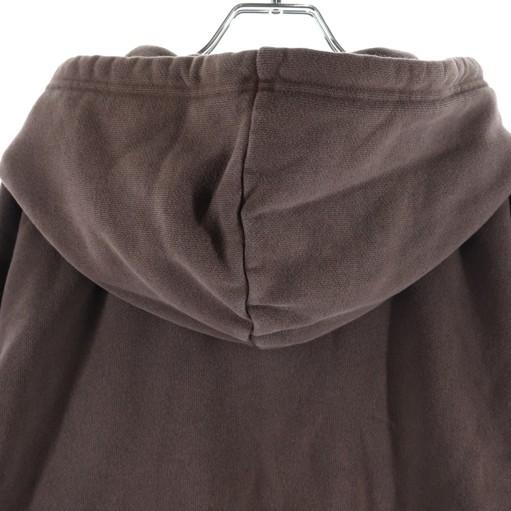 BoTT(ボット) Washed Script Logo Zip Hoodie 251BoTT25 ウォッシュドスクリプトロゴジップフーディ ブラウン